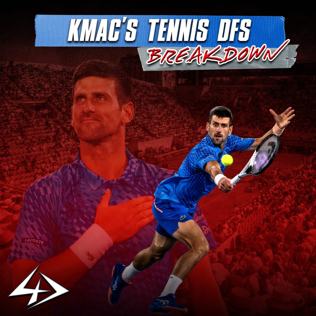 Kmac's DraftKings Tennis Daily Fantasy Plays
