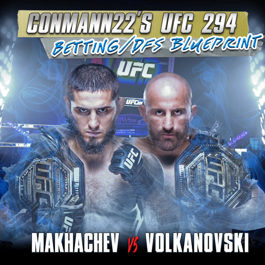 Conmann's UFC 294 Betting/DFS Blueprint